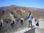 Travis on the Wall - the longest man-made structure in the world