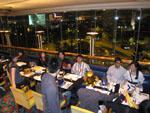 Our table and quite a nice view