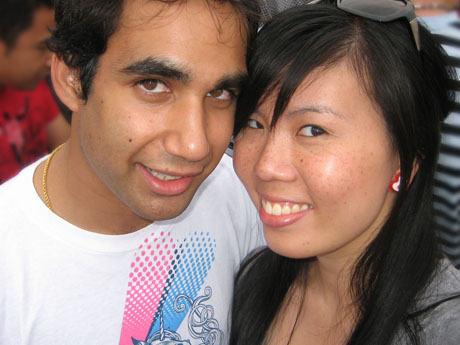 Travis and Sonya before Daft Punk