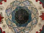 Islamic embroidery on fabric