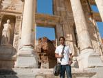 Travis and the Library of Celsus
