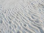 Texture of the travertines